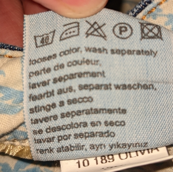 Mavi Olivia Embroidered Straight Leg Jeans Sz 30 - Picture 13 of 13